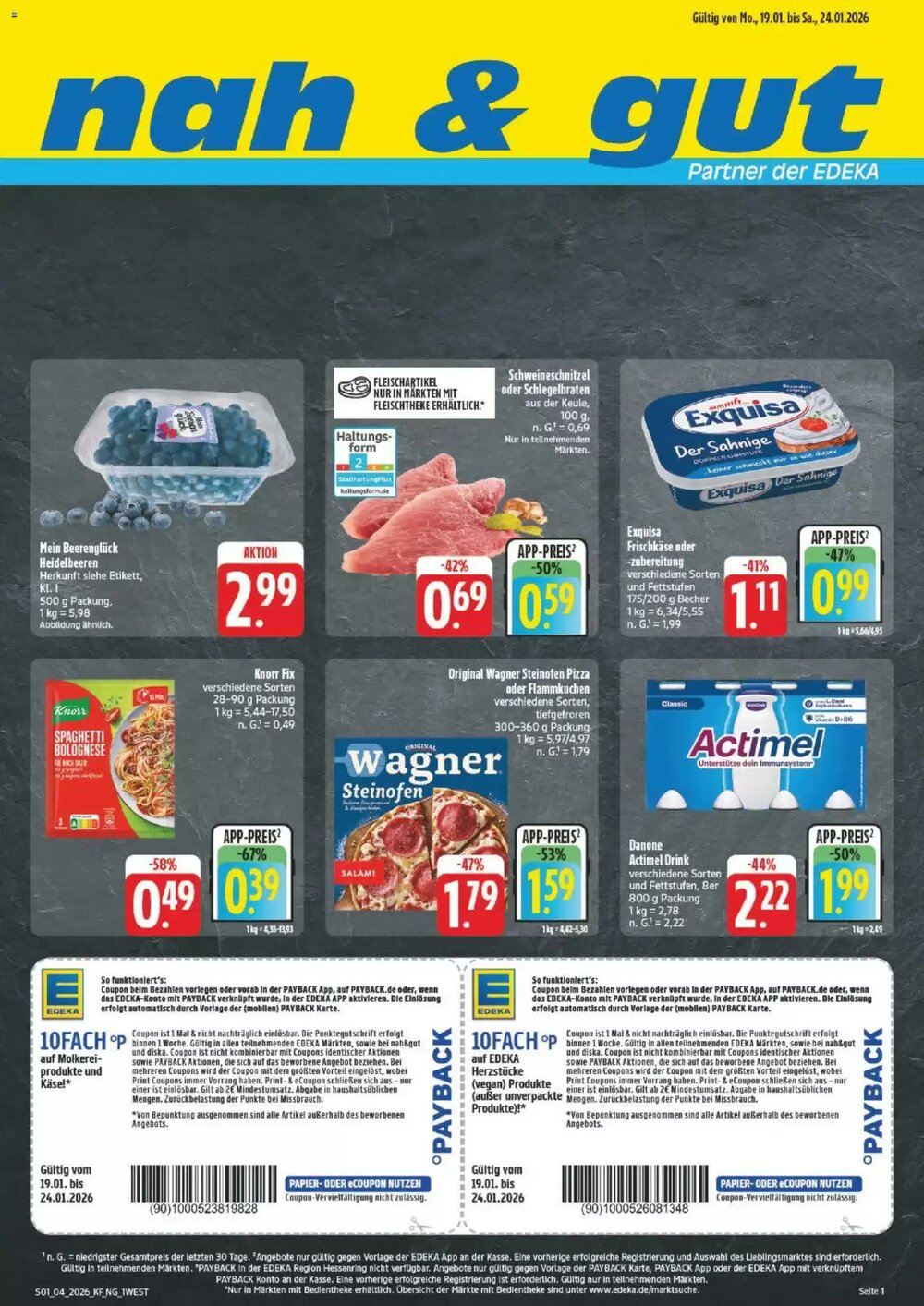 nah & gut Prospekt (ab 19.01.2026) zum Blättern - Seite 1