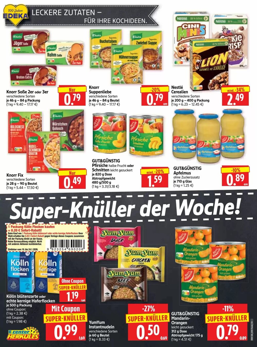 Edeka Herkules Prospekt (ab 19.01.2026) zum Blättern - Seite 10