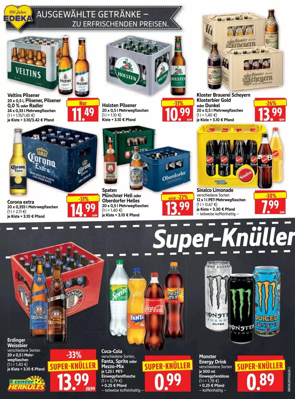 Edeka Herkules Prospekt (ab 19.01.2026) zum Blättern - Seite 16
