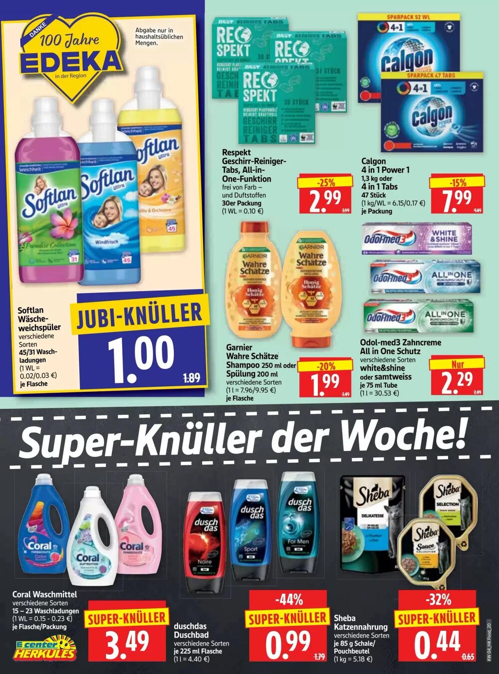 Edeka Herkules Prospekt (ab 19.01.2026) zum Blättern - Seite 20