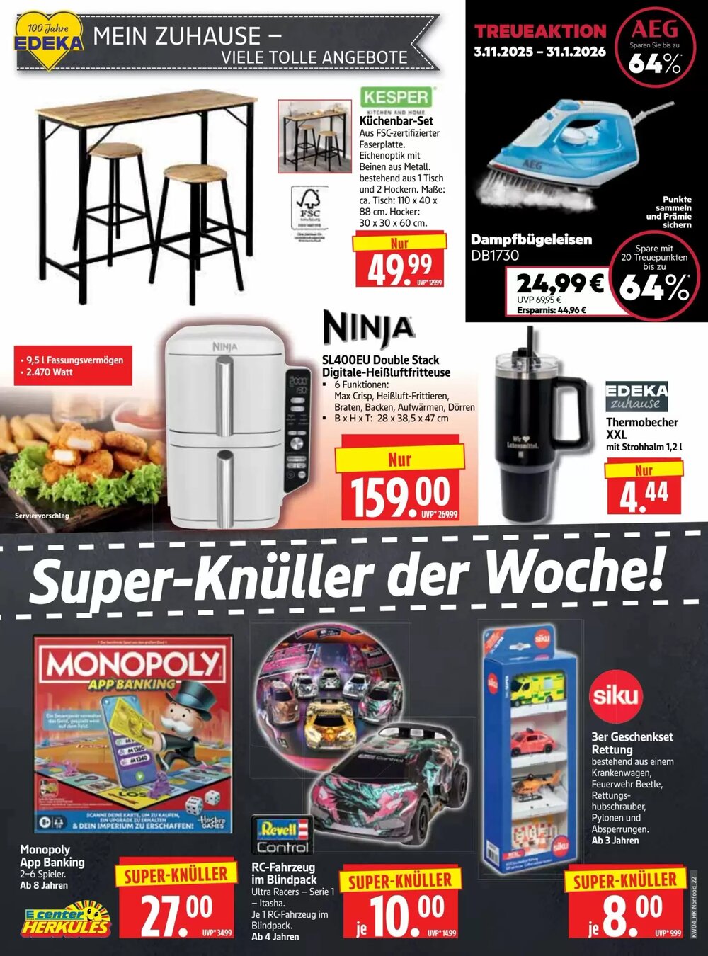 Edeka Herkules Prospekt (ab 19.01.2026) zum Blättern - Seite 22