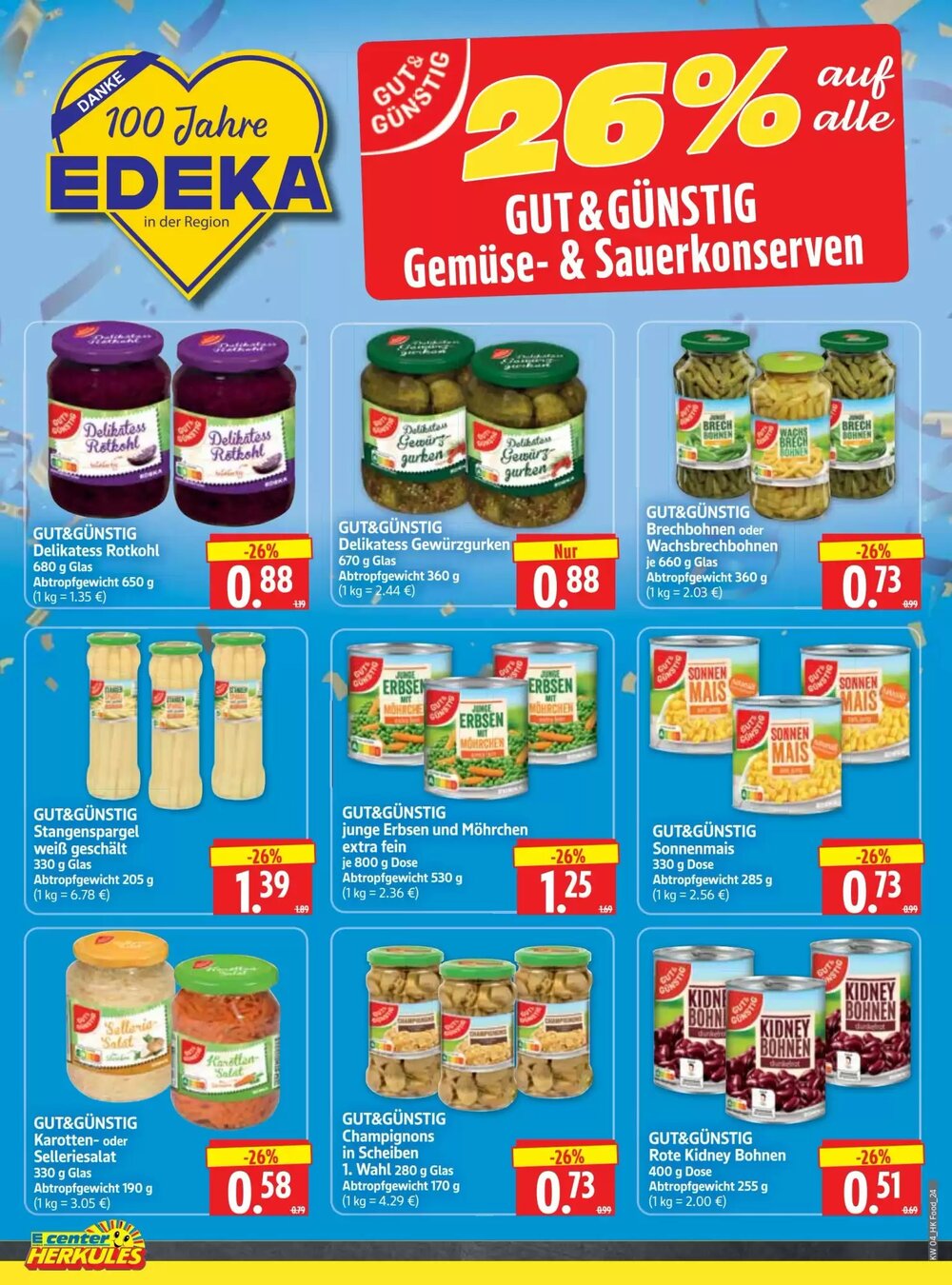 Edeka Herkules Prospekt (ab 19.01.2026) zum Blättern - Seite 24