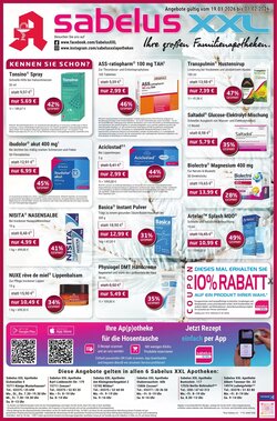 Sabelus XXL Prospekt (ab 19.01.2026) zum Blättern