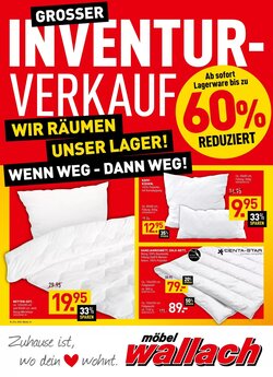 Möbel Wallach Prospekt (ab 20.01.2026) zum Blättern - Seite 1