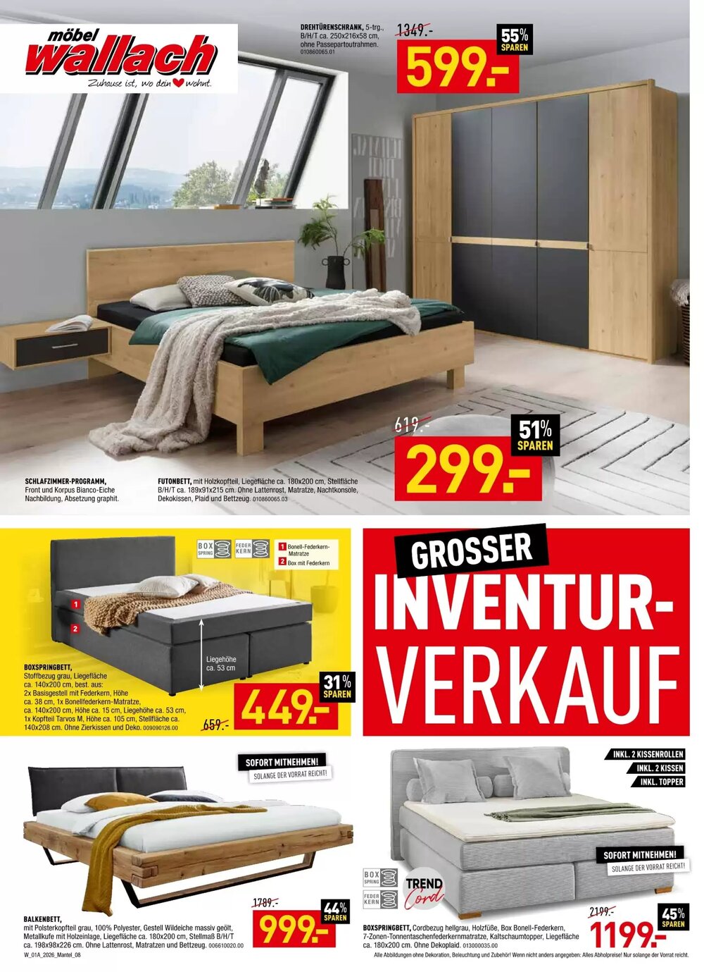 Möbel Wallach Prospekt (ab 20.01.2026) zum Blättern - Seite 8