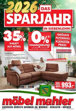 Möbel Mahler Prospekt (ab 21.01.2026) zum Blättern - Seite 1