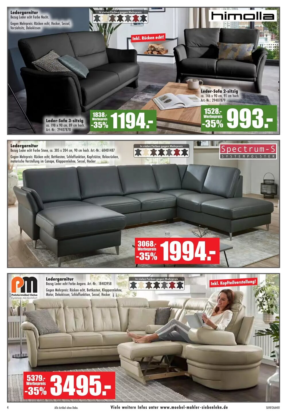 Möbel Mahler Prospekt (ab 21.01.2026) zum Blättern - Seite 4