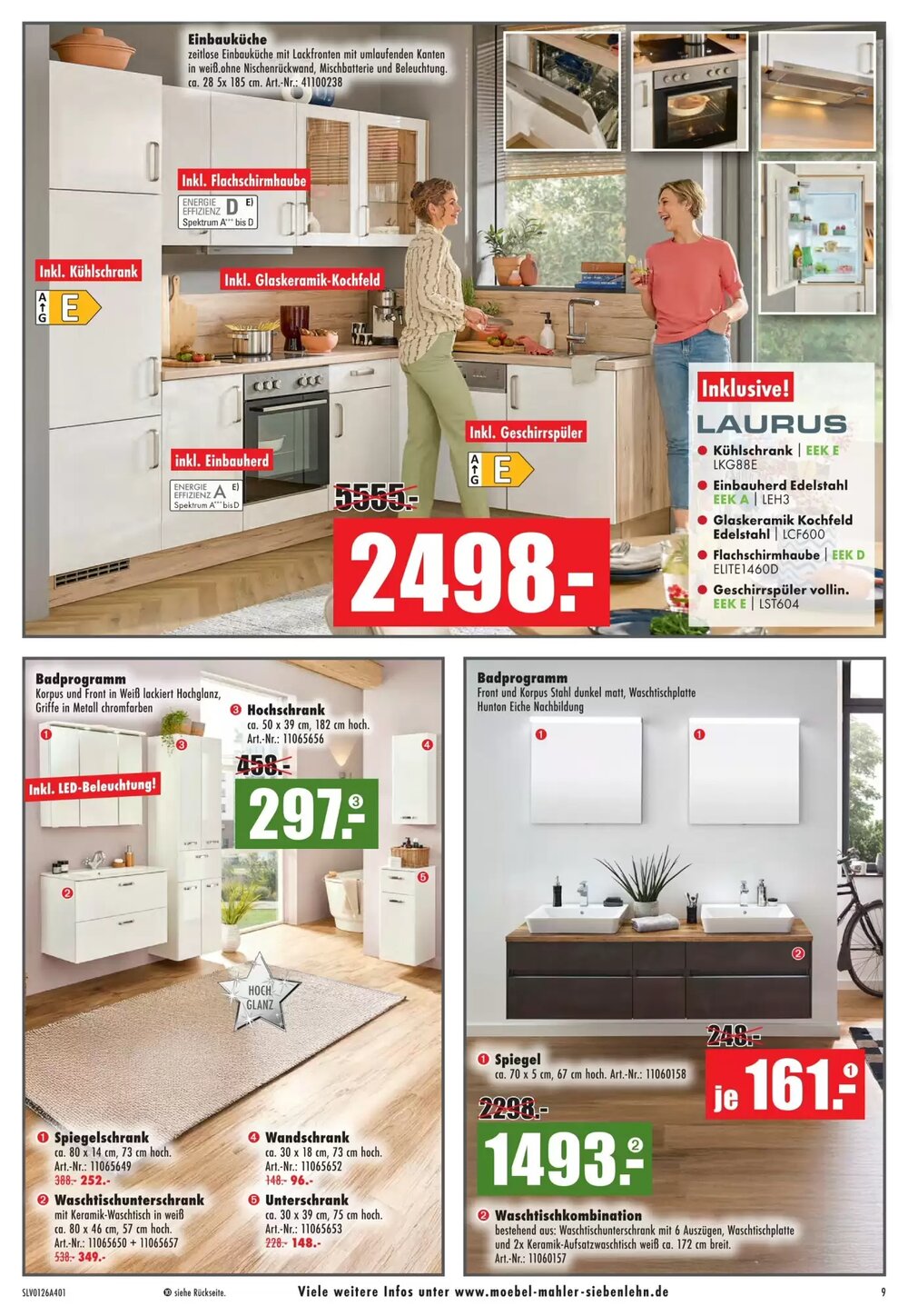 Möbel Mahler Prospekt (ab 21.01.2026) zum Blättern - Seite 9