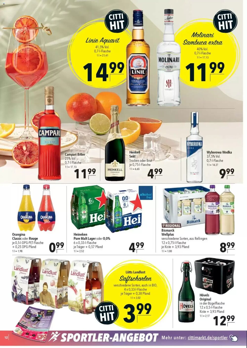 CITTI Markt Prospekt (ab 21.01.2026) zum Blättern - Seite 12