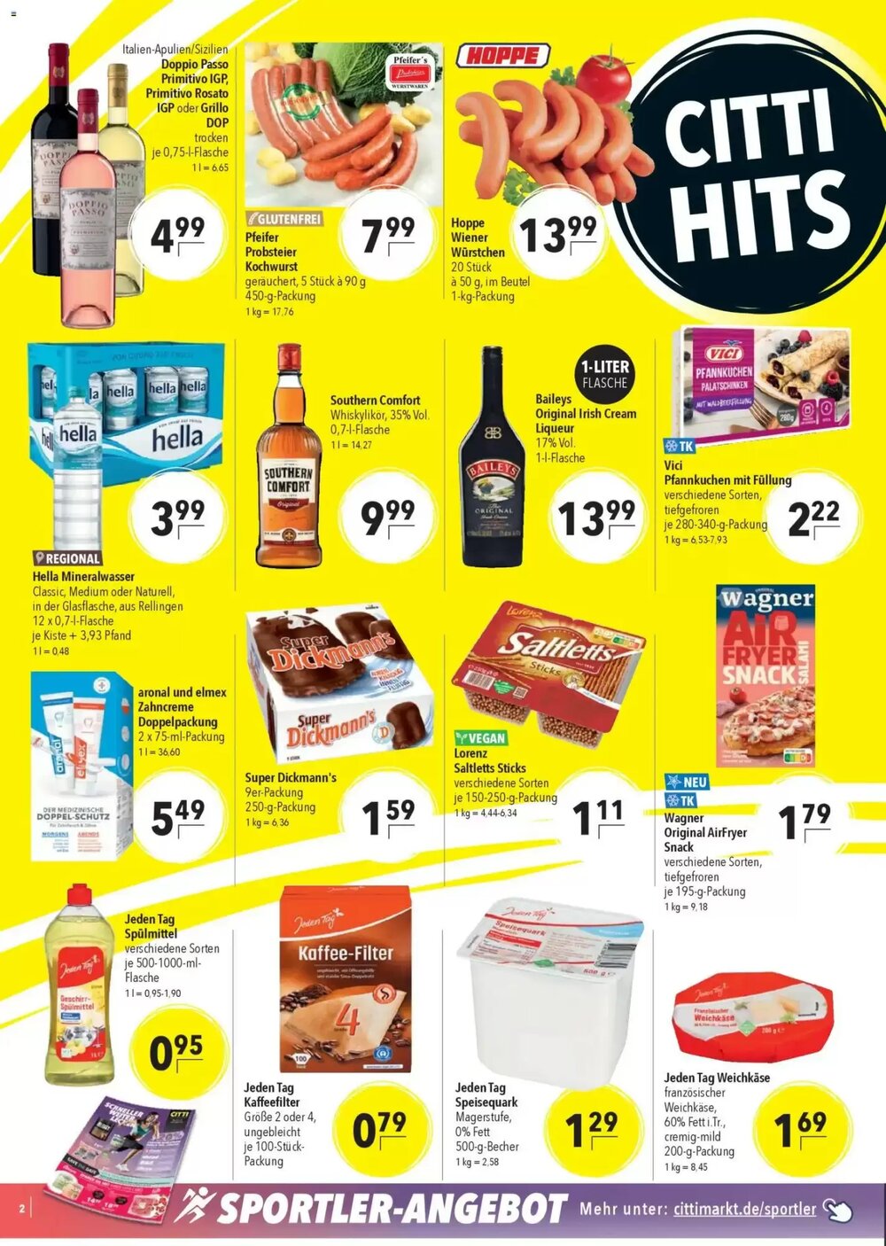 CITTI Markt Prospekt (ab 21.01.2026) zum Blättern - Seite 2