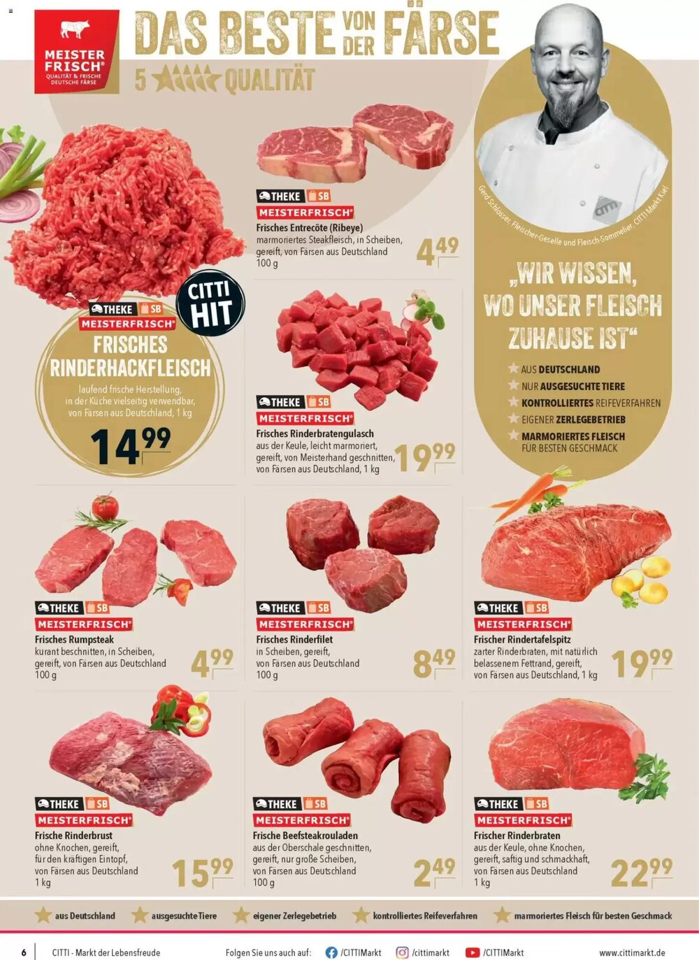 CITTI Markt Prospekt (ab 21.01.2026) zum Blättern - Seite 6