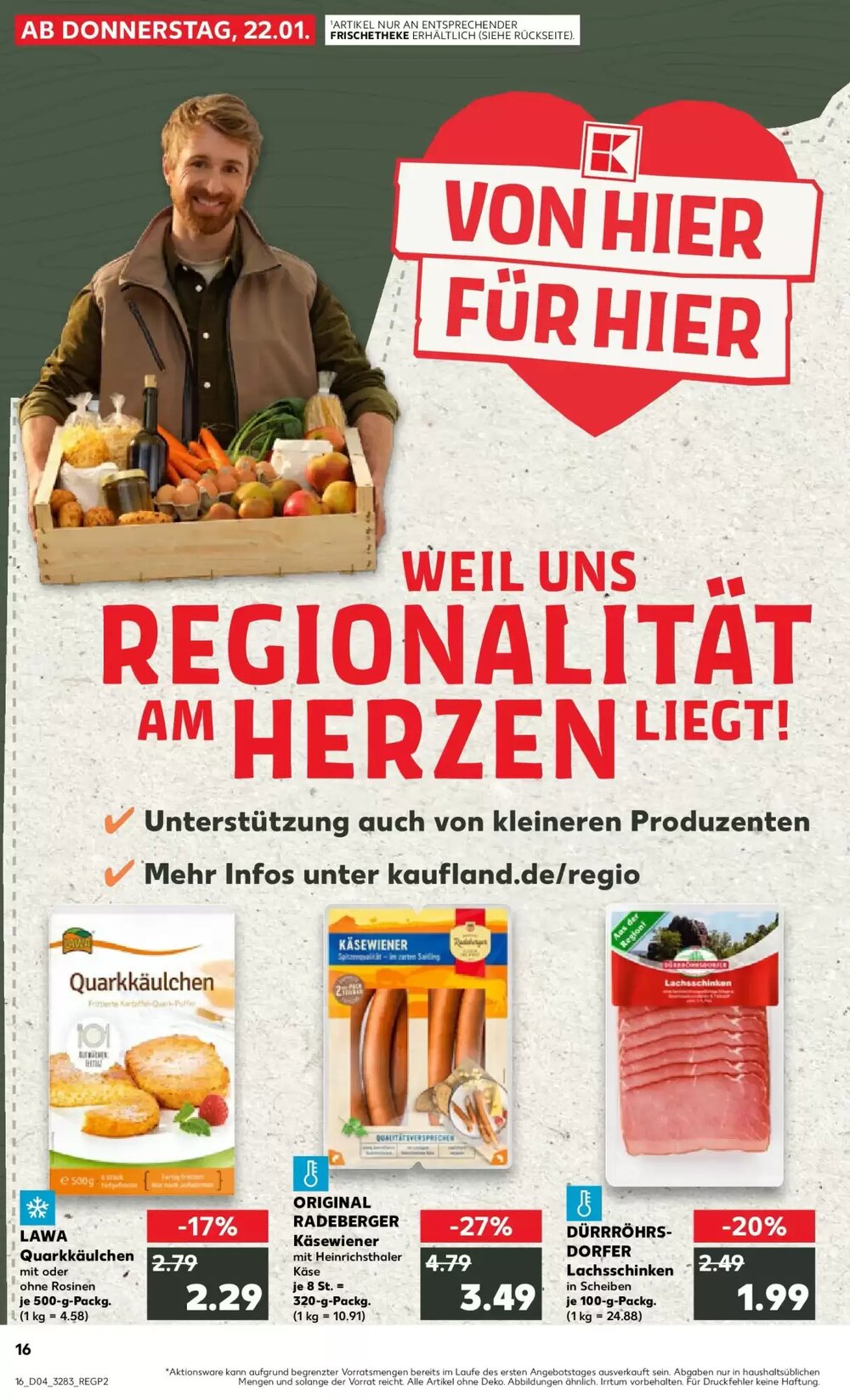 Kaufland Prospekt (ab 21.01.2026) zum Blättern - Seite 1