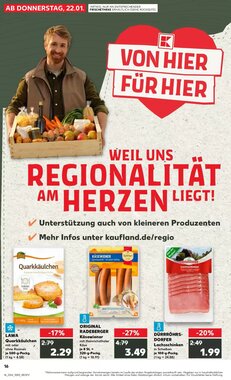 Kaufland Prospekt (ab 21.01.2026) zum Blättern - Seite 1