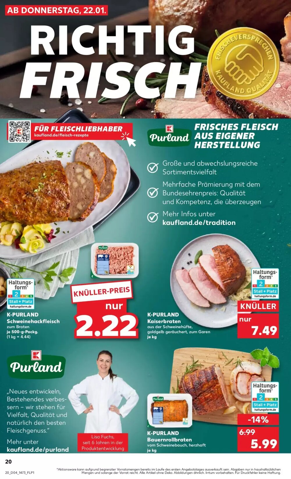 Kaufland Prospekt (ab 21.01.2026) zum Blättern - Seite 20