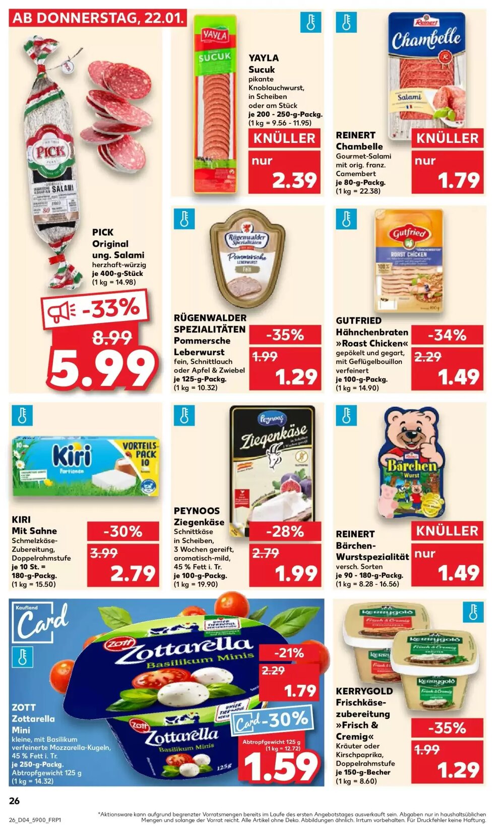 Kaufland Prospekt (ab 21.01.2026) zum Blättern - Seite 26