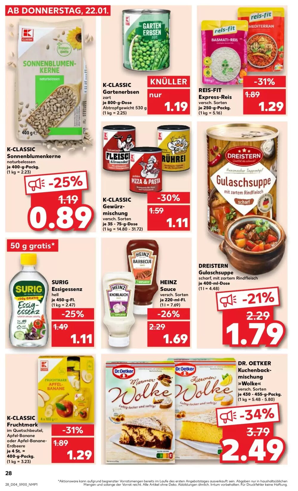 Kaufland Prospekt (ab 21.01.2026) zum Blättern - Seite 28