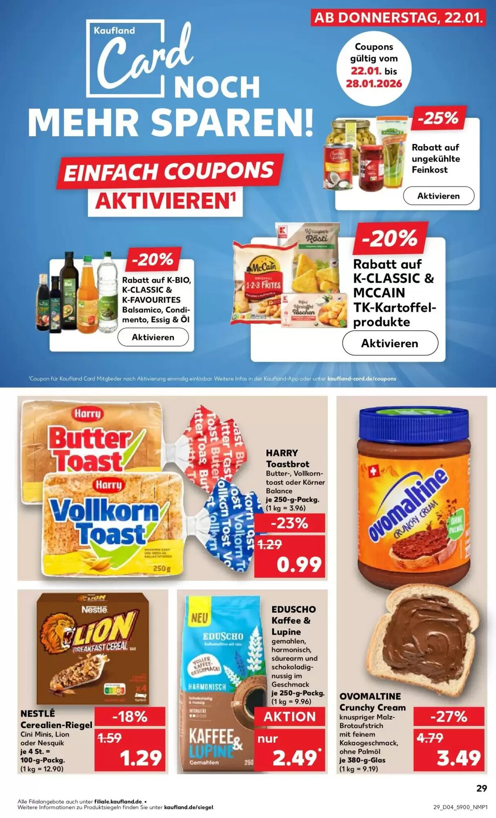 Kaufland Prospekt (ab 21.01.2026) zum Blättern - Seite 29
