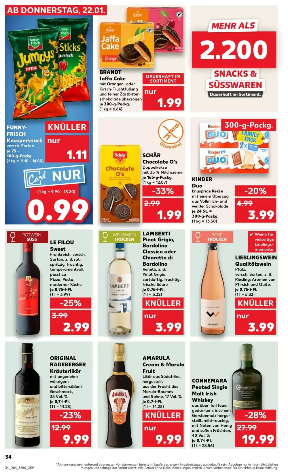 Kaufland Prospekt (ab 21.01.2026) zum Blättern - Seite 34