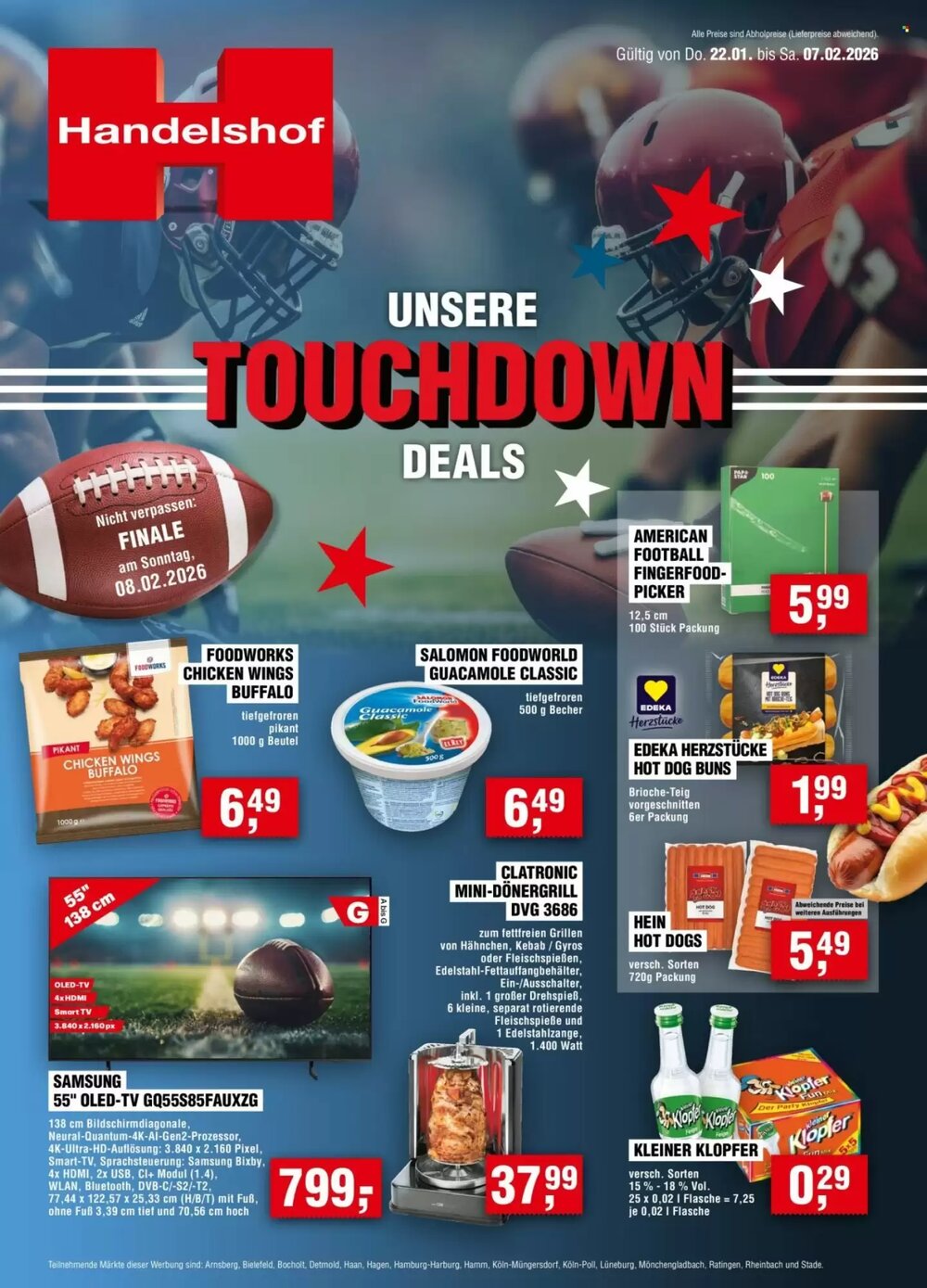 Handelshof Prospekt (ab 22.01.2026) zum Blättern - Seite 1