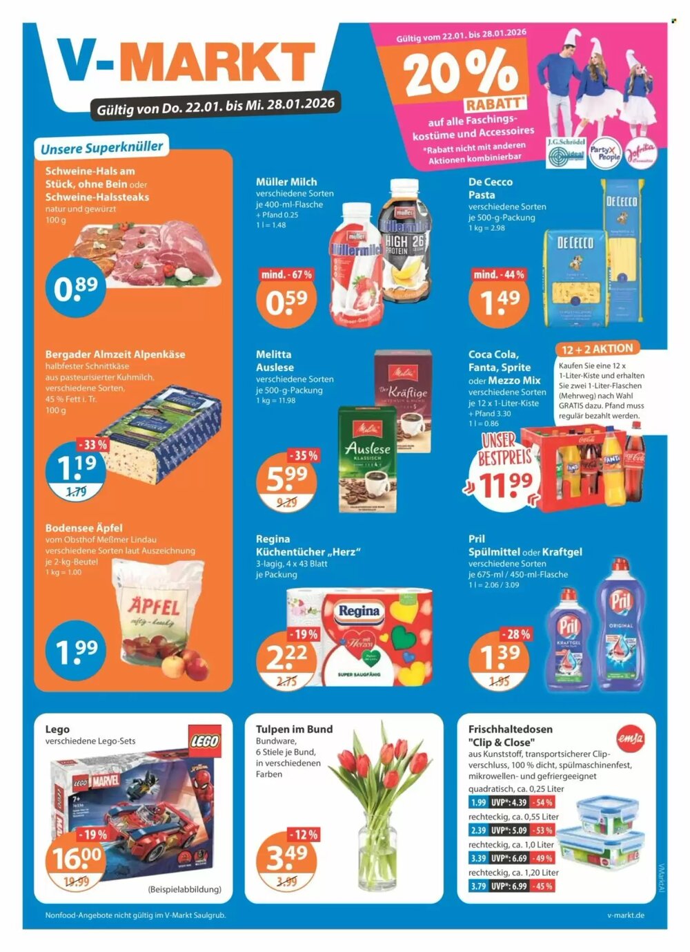 V Markt Prospekt (ab 22.01.2026) zum Blättern - Seite 1