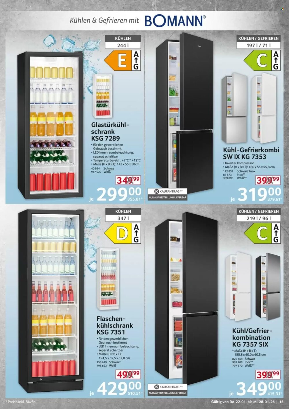 Selgros Prospekt (ab 22.01.2026) zum Blättern - Seite 15