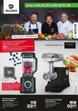 Selgros Prospekt (ab 22.01.2026) zum Blättern