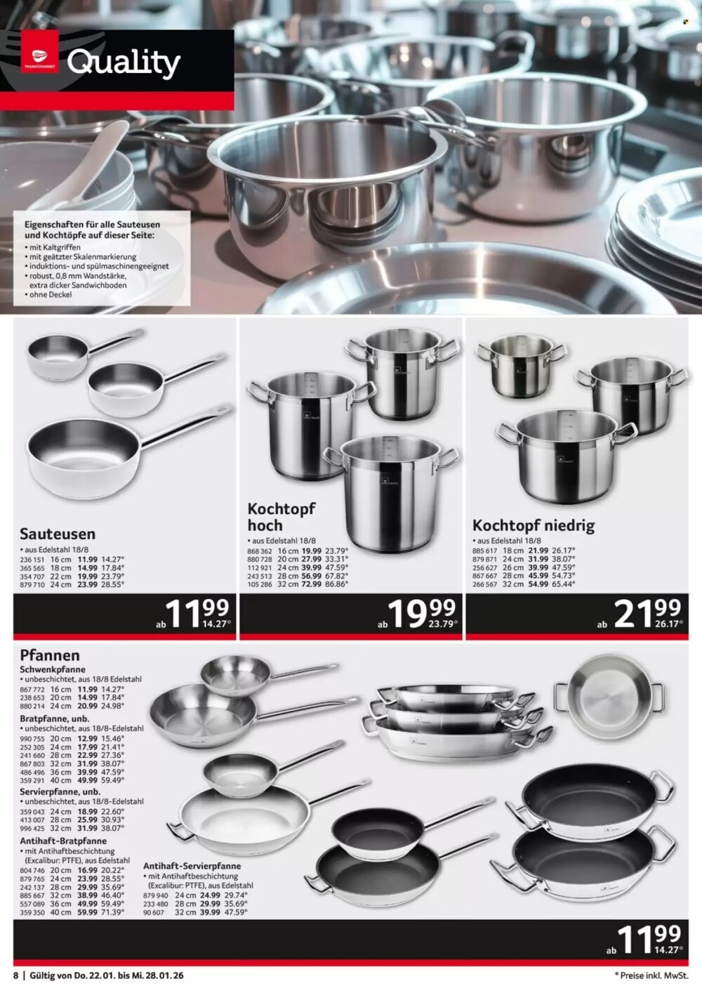 Selgros Prospekt (ab 22.01.2026) zum Blättern - Seite 8