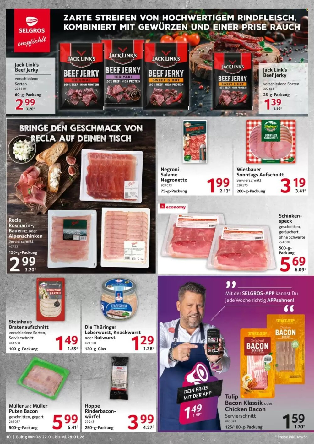Selgros Prospekt (ab 22.01.2026) zum Blättern - Seite 10