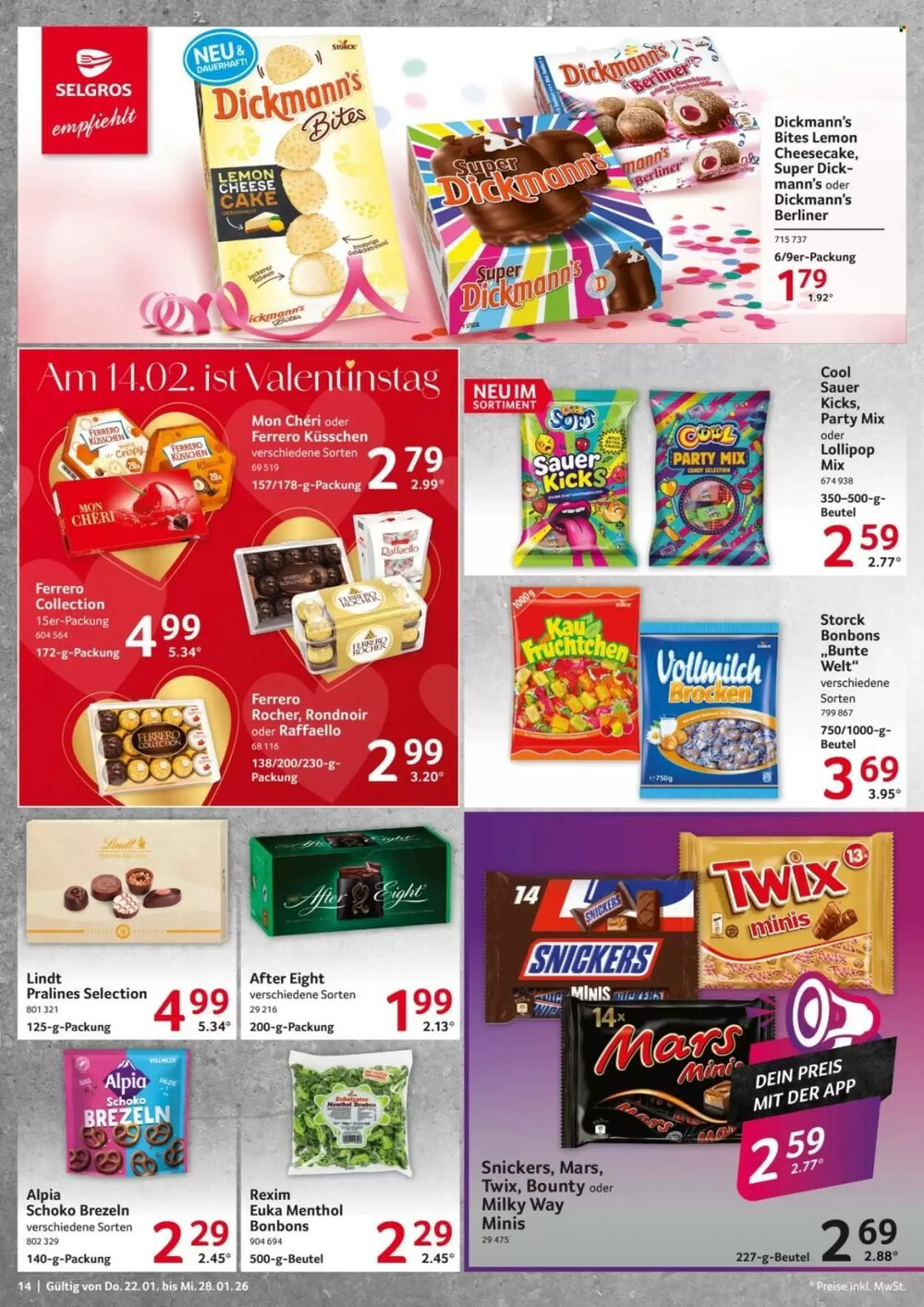 Selgros Prospekt (ab 22.01.2026) zum Blättern - Seite 14