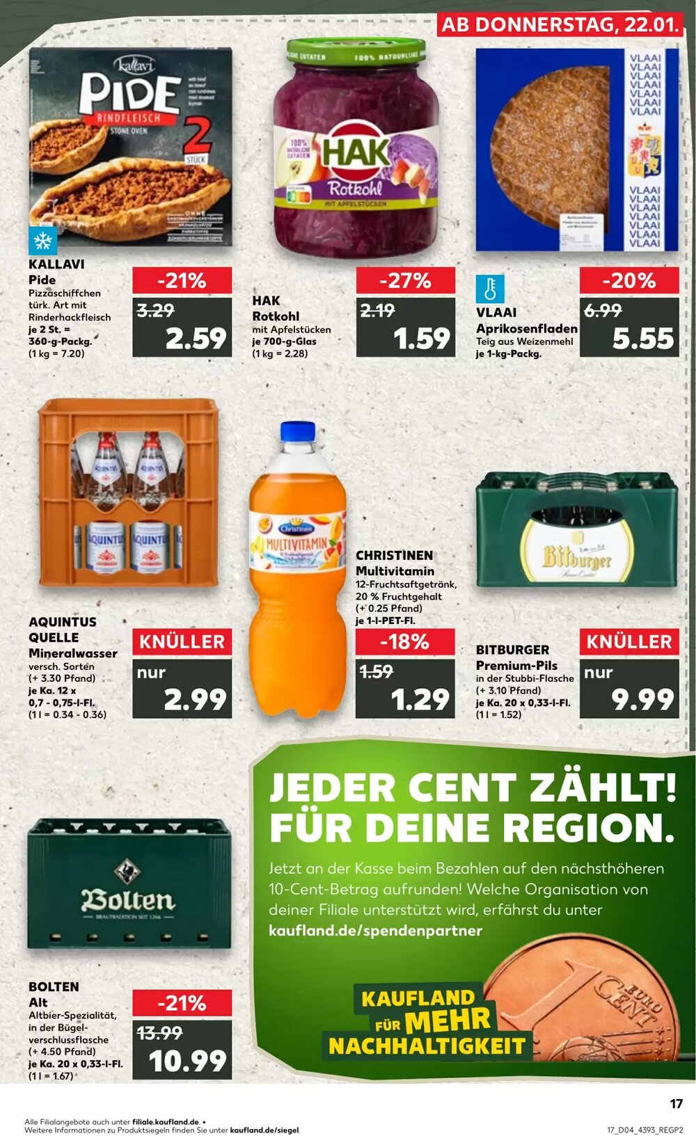 Kaufland Prospekt (ab 22.01.2026) zum Blättern - Seite 17