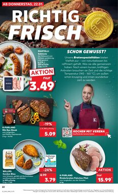Kaufland Prospekt (ab 22.01.2026) zum Blättern - Seite 22