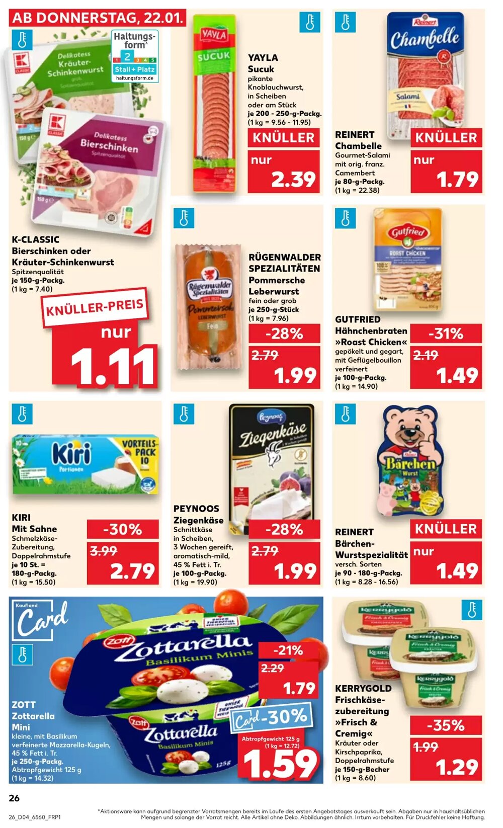 Kaufland Prospekt (ab 22.01.2026) zum Blättern - Seite 26