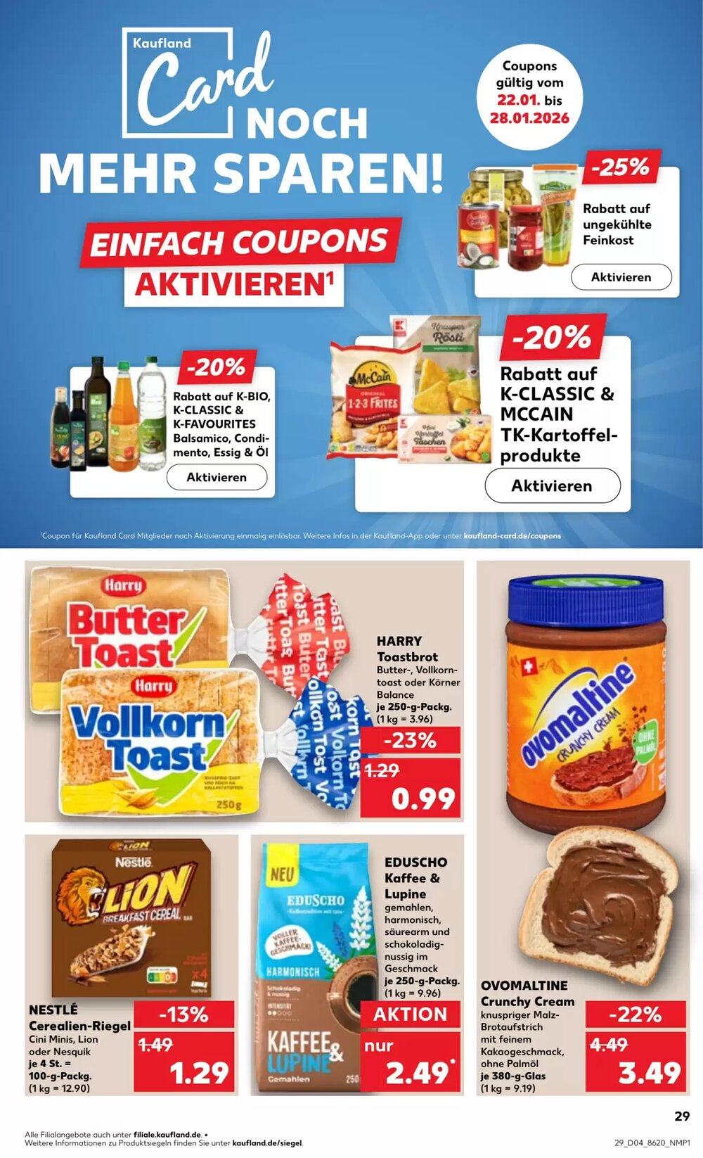 Kaufland Prospekt (ab 22.01.2026) zum Blättern - Seite 29