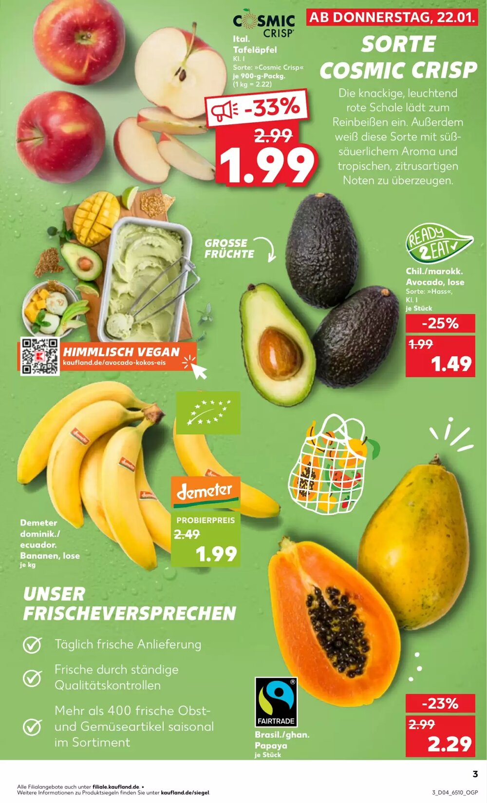 Kaufland Prospekt (ab 22.01.2026) zum Blättern - Seite 3