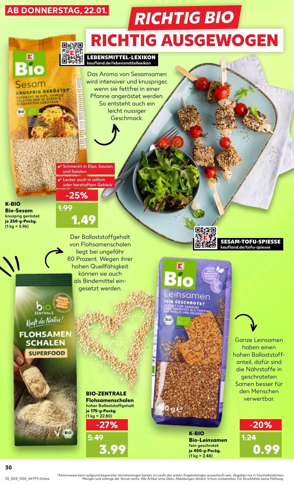 Kaufland Prospekt (ab 22.01.2026) zum Blättern - Seite 30