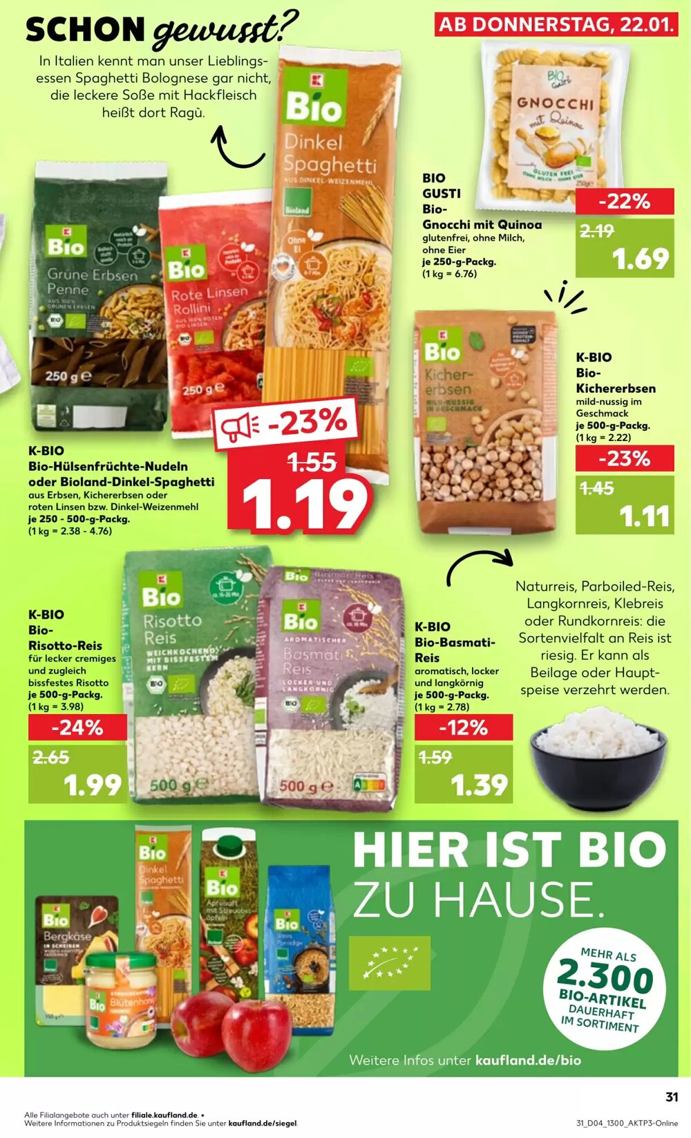 Kaufland Prospekt (ab 22.01.2026) zum Blättern - Seite 31