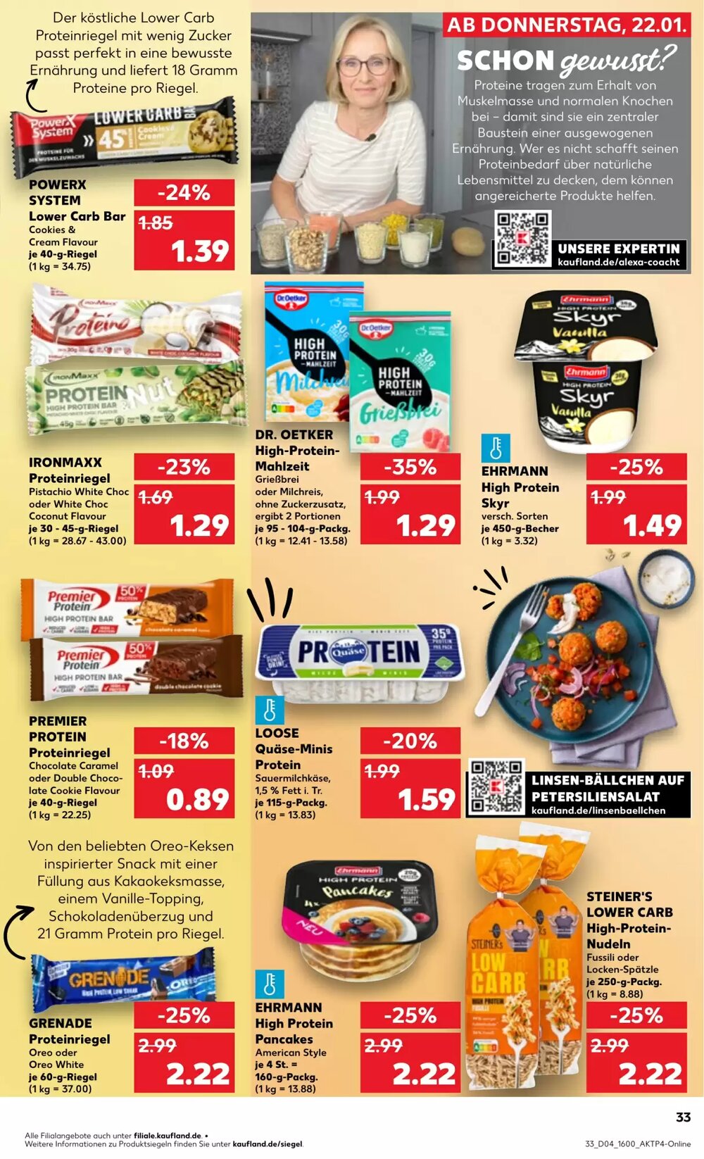 Kaufland Prospekt (ab 22.01.2026) zum Blättern - Seite 33