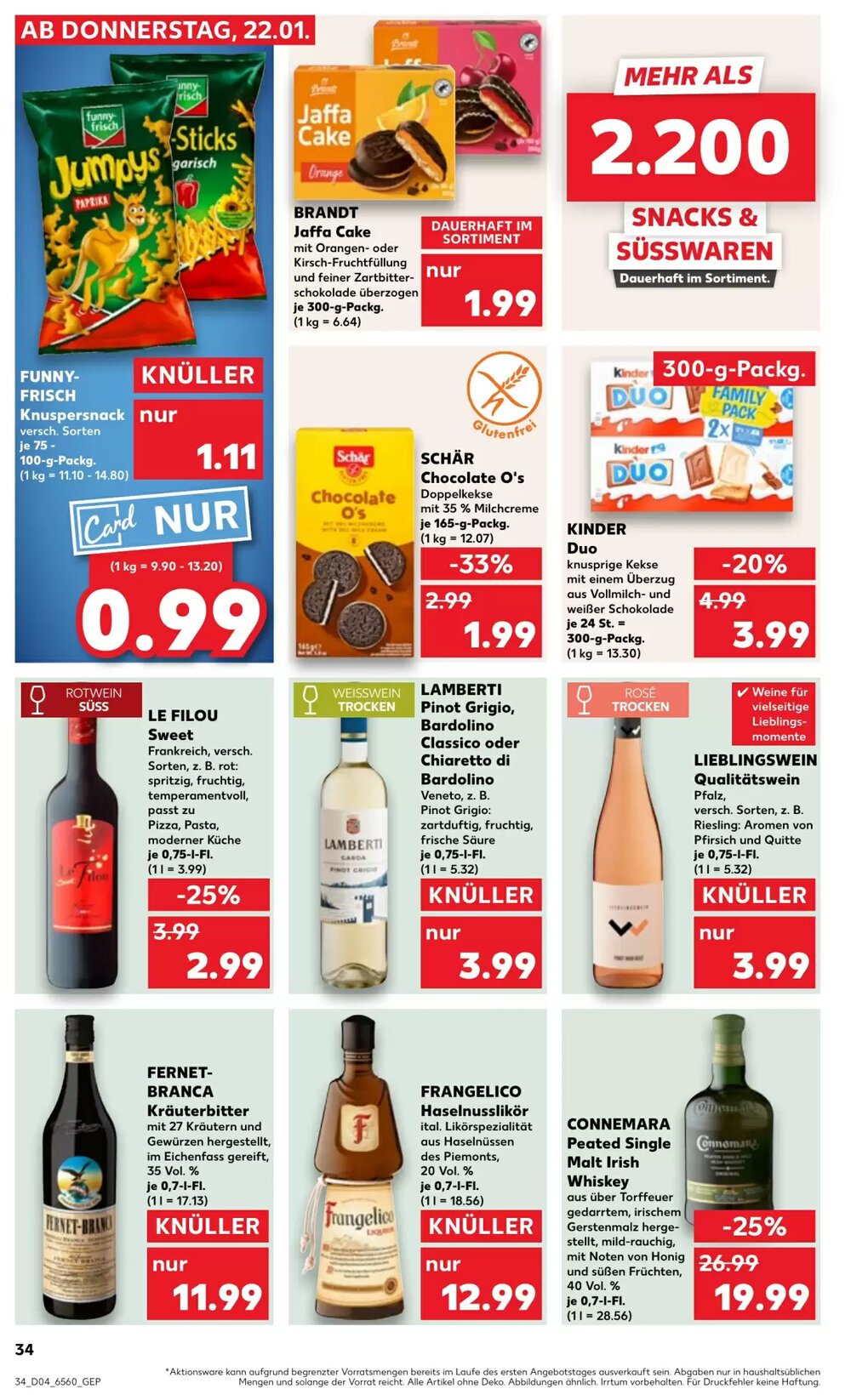 Kaufland Prospekt (ab 22.01.2026) zum Blättern - Seite 34