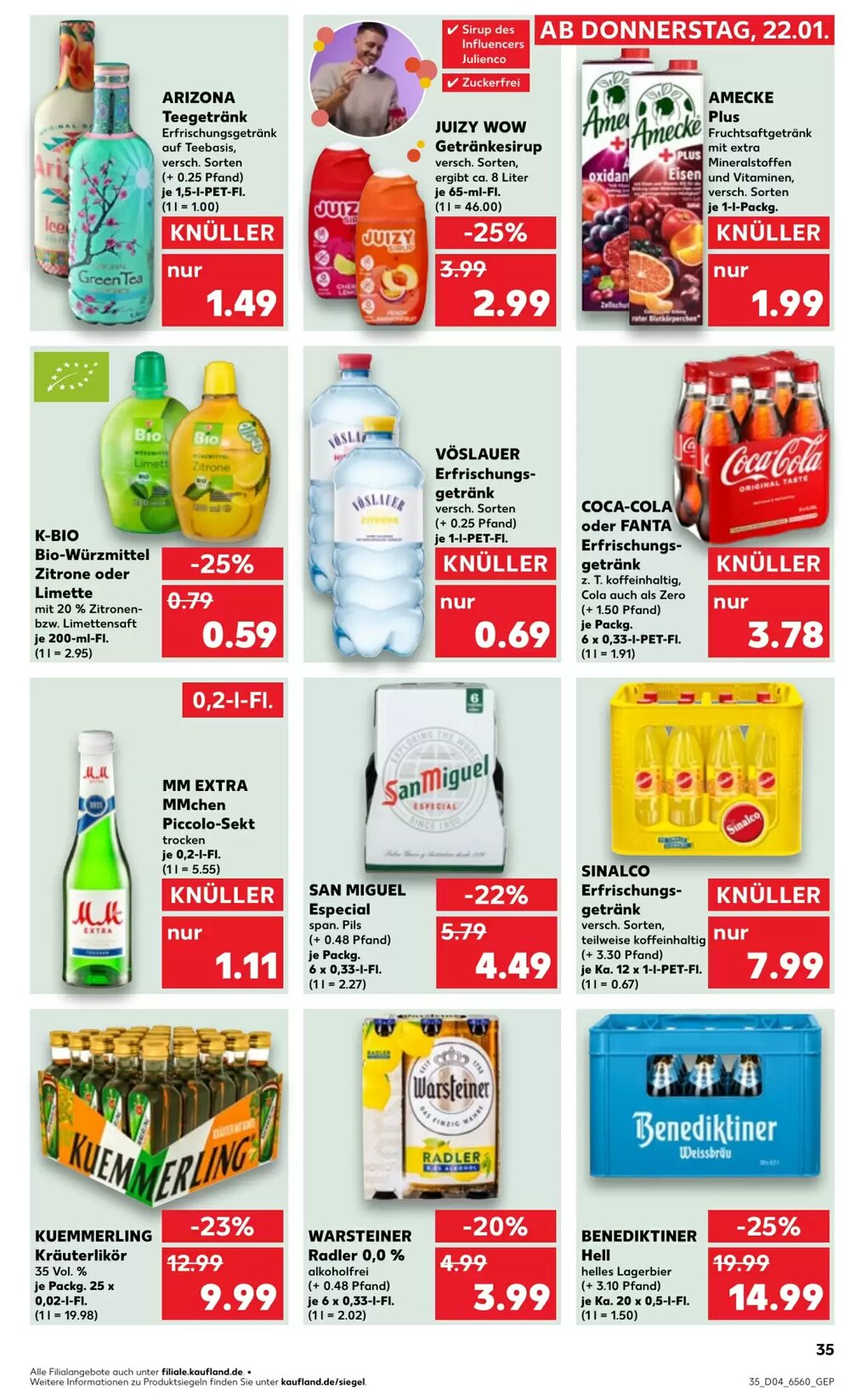 Kaufland Prospekt (ab 22.01.2026) zum Blättern - Seite 35