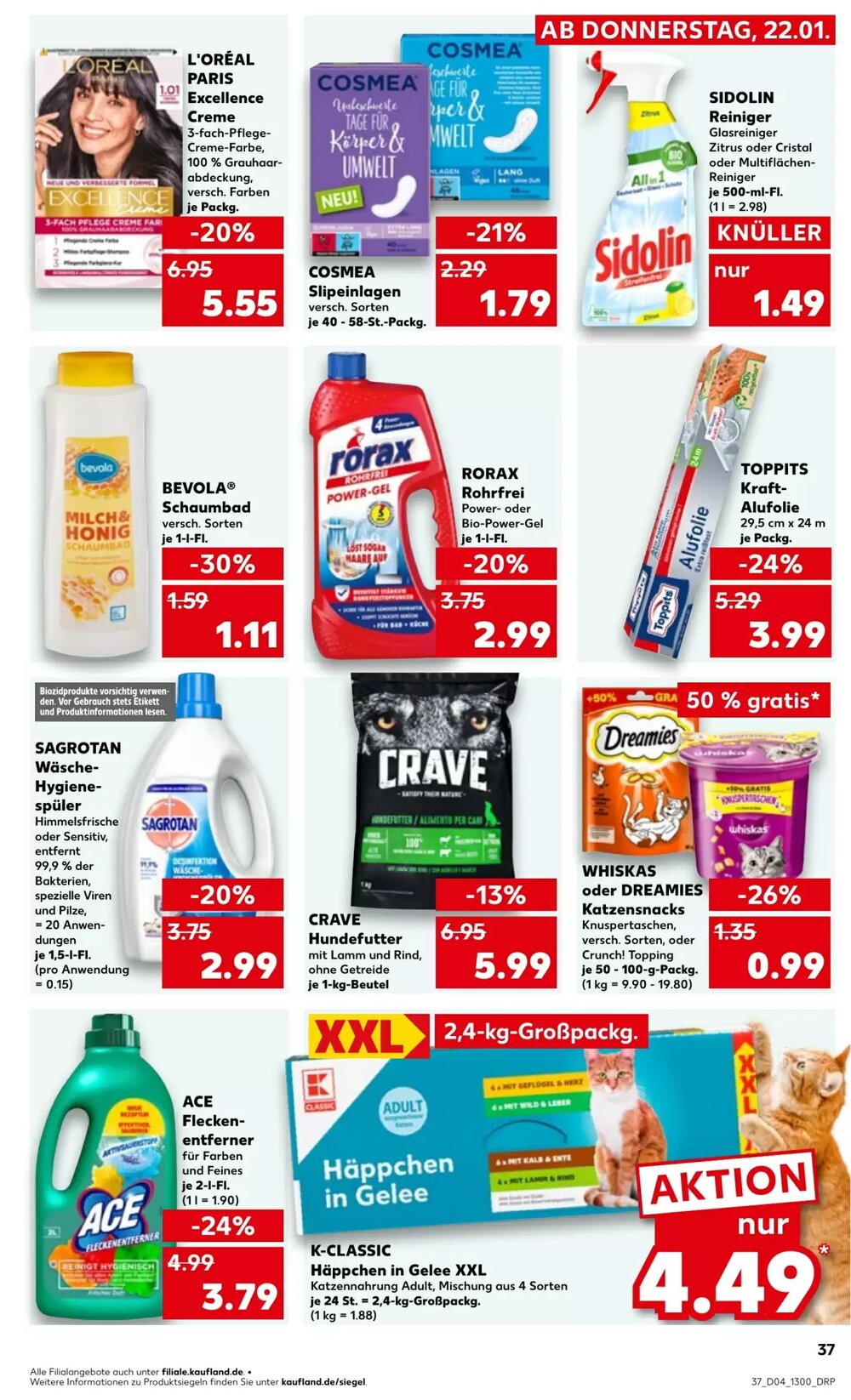 Kaufland Prospekt (ab 22.01.2026) zum Blättern - Seite 37