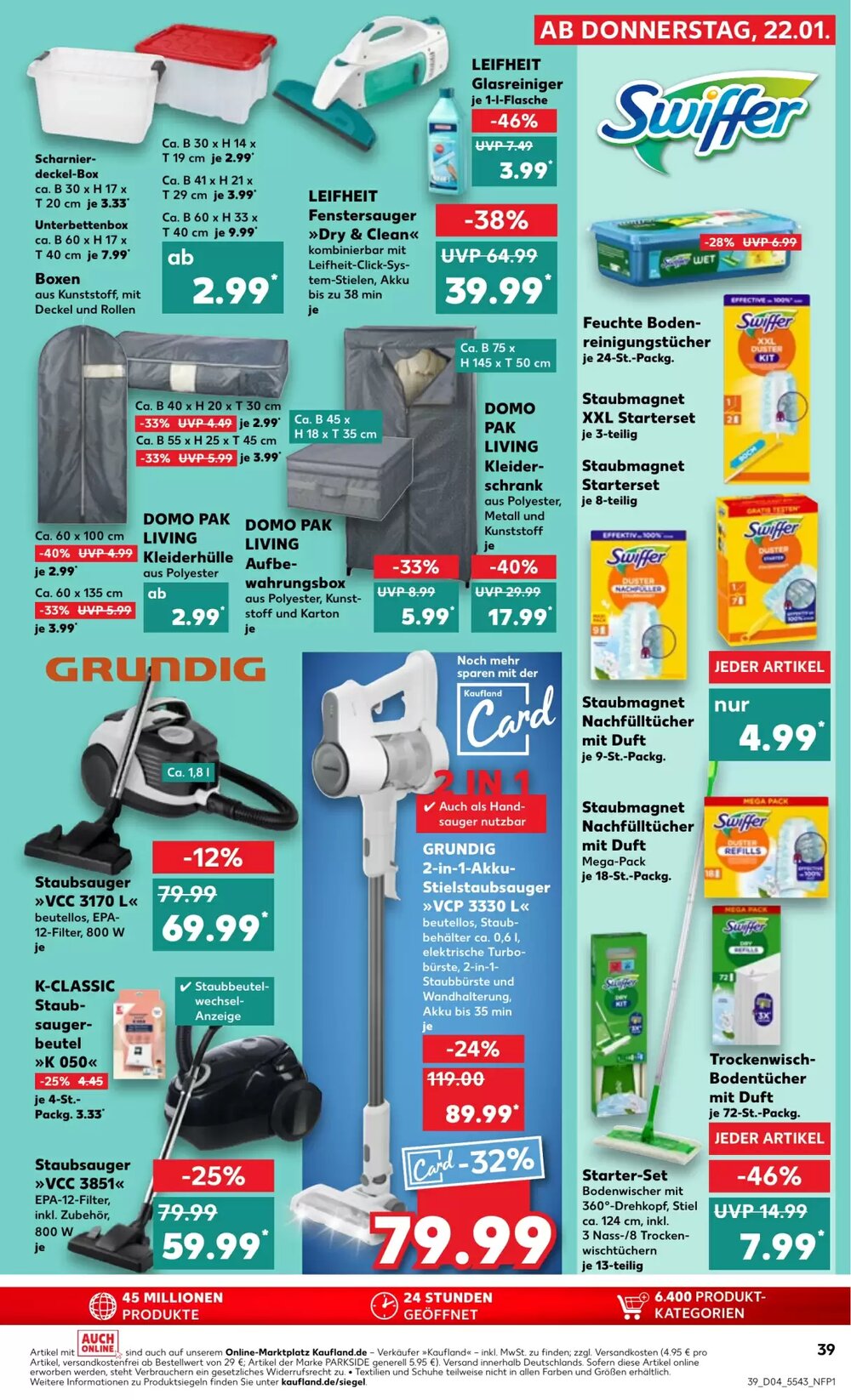 Kaufland Prospekt (ab 22.01.2026) zum Blättern - Seite 39