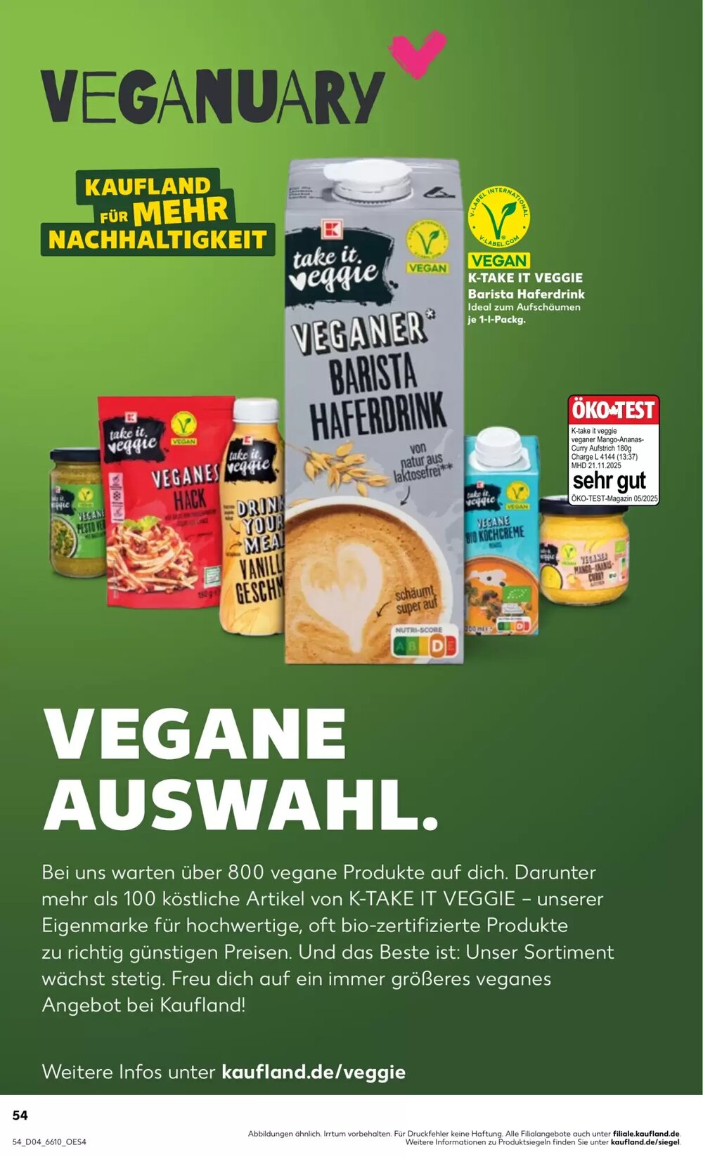 Kaufland Prospekt (ab 22.01.2026) zum Blättern - Seite 54