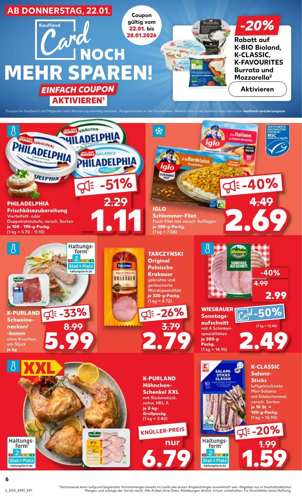 Kaufland Prospekt (ab 22.01.2026) zum Blättern - Seite 6