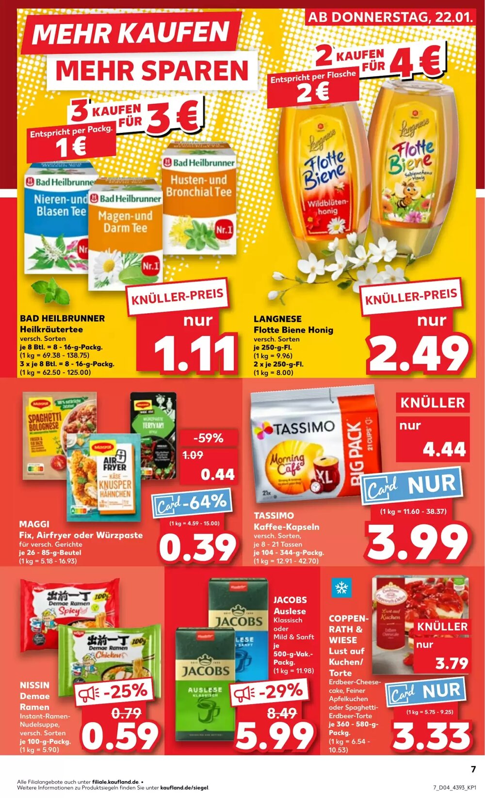 Kaufland Prospekt (ab 22.01.2026) zum Blättern - Seite 7