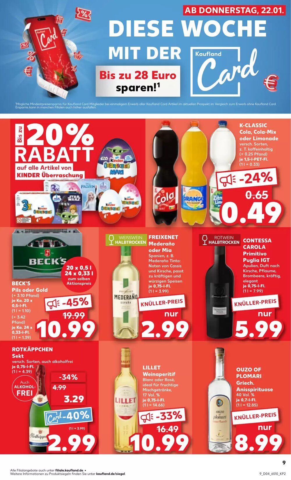 Kaufland Prospekt (ab 22.01.2026) zum Blättern - Seite 9