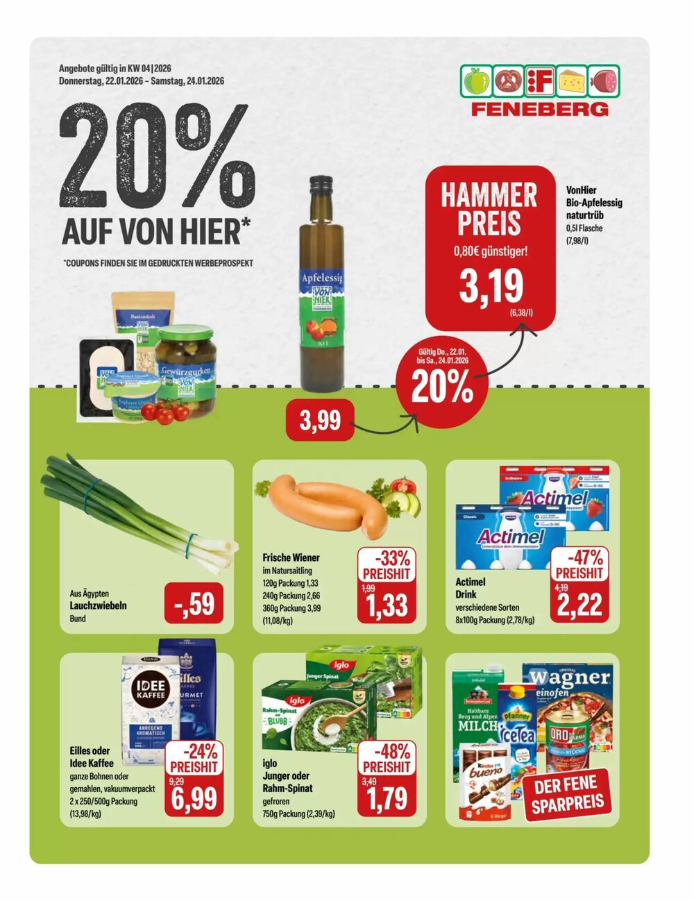 Feneberg Prospekt (ab 22.01.2026) zum Blättern - Seite 1
