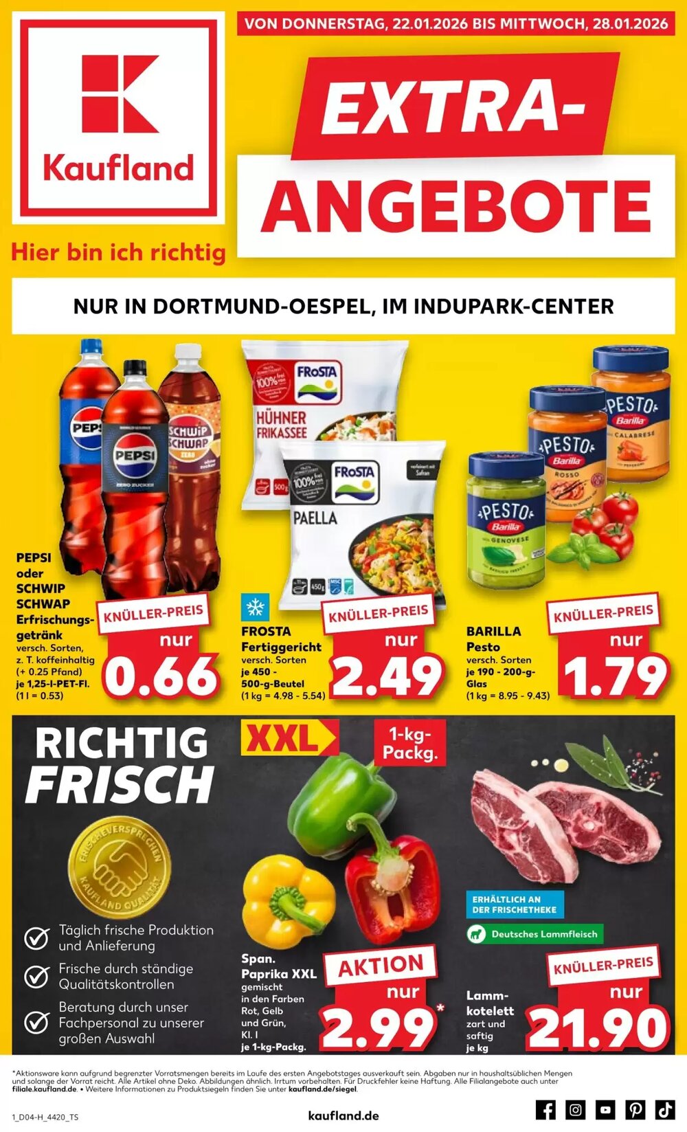 Kaufland Prospekt (ab 22.01.2026) zum Blättern - Seite 1