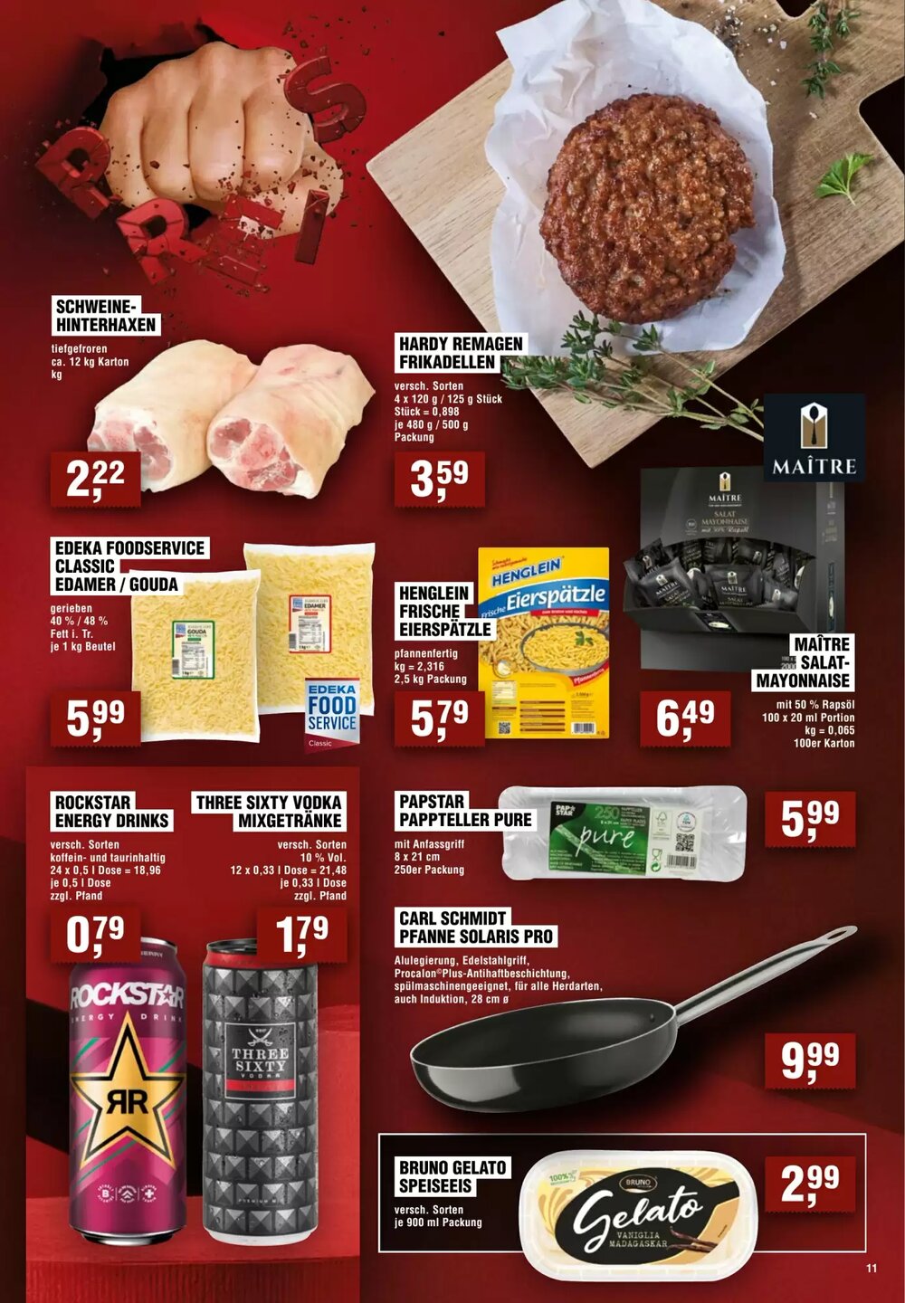 EDEKA Foodservice Prospekt (ab 22.01.2026) zum Blättern - Seite 11