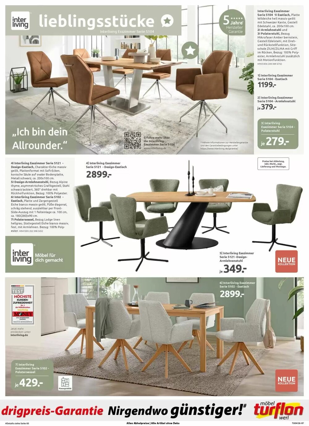 Möbel Turflon Prospekt (ab 22.01.2026) zum Blättern - Seite 7