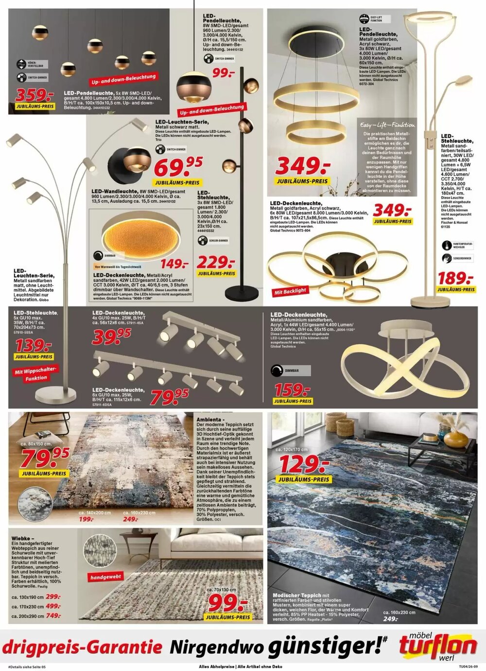 Möbel Turflon Prospekt (ab 22.01.2026) zum Blättern - Seite 9